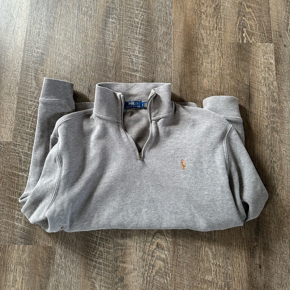 Men's Polo 1/4zip Pullover